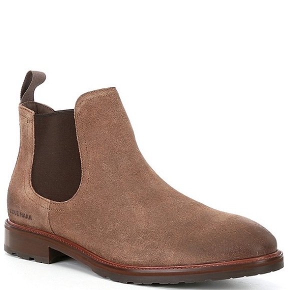 Cole Haan Men's Berkshire Suede Chelsea Boot shoes size 10.5 - Picture 1 of 12